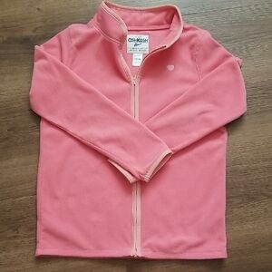 OshKosh B'gosh Coral Kids Zip-Up Sweatshirt